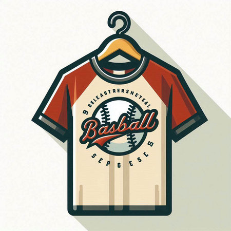 Baseball t-shirt sport design, vector illustration eps 10のイラスト素材