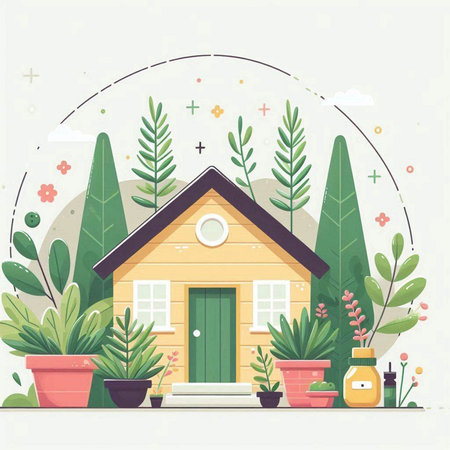 Wireless router with two antennas on a gray background. Vector illustration.のイラスト素材