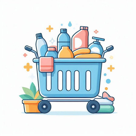 Vector illustration of a synthesizer in flat style. Music concept.のイラスト素材