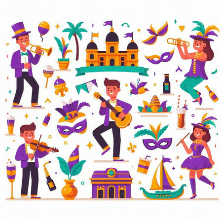 Strawberry margarita cocktail with lime. Vector illustration.のイラスト素材