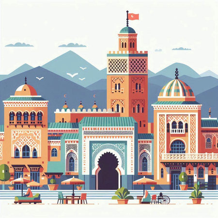 Oregano plant vector illustration. Hand drawn oregano plant.のイラスト素材