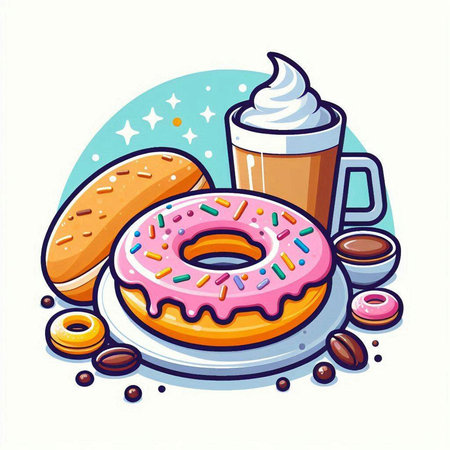 Dress set in vintage style. Vector illustration, EPS 10.のイラスト素材