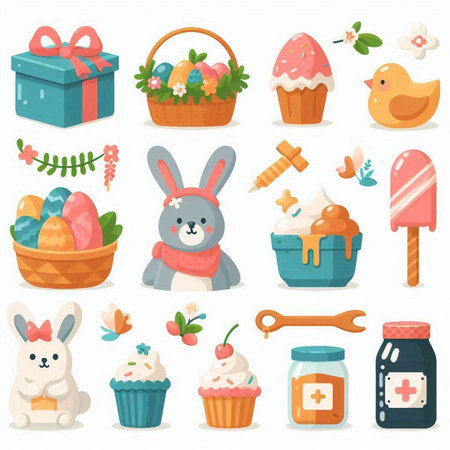 Bookshelf with books, bookshelfs, armchair and plants. Vector illustrationのイラスト素材