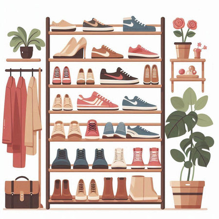 Set of men's shirts. Vector illustration on a white background.のイラスト素材