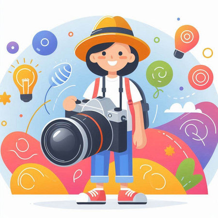 Vector illustration of traditional asian japanese hot pot with chopsticks, rice, seaweed, ginger.のイラスト素材