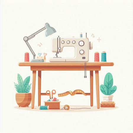 Orange fruit with green leaves. Vector illustration in flat cartoon style.のイラスト素材