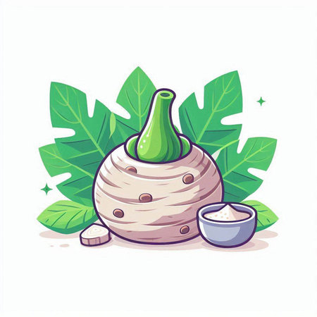 Zebra flat vector illustration. Cute cartoon animal in the parkのイラスト素材