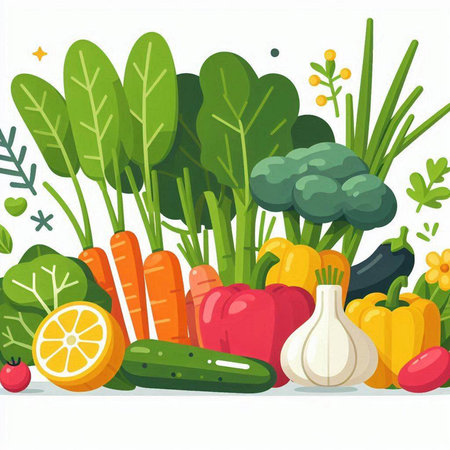 Vegetables vector illustration. Vegetables vector illustration. Vegetables vector illustration. Vegetables vector background. Vegetables vector illustration. Vegetables vector illustration.のイラスト素材