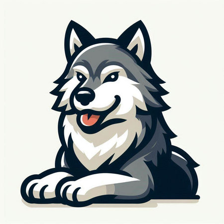 Winter jacket in the mountains. Vector illustration on a white background.のイラスト素材