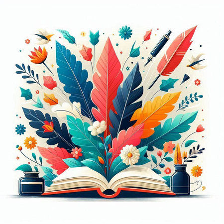 Vector illustration of United States of America flag, judges gavel, people on podium.のイラスト素材