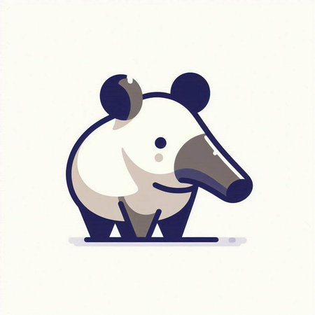 Anteater, vector illustration, eps 10, no transparencyのイラスト素材
