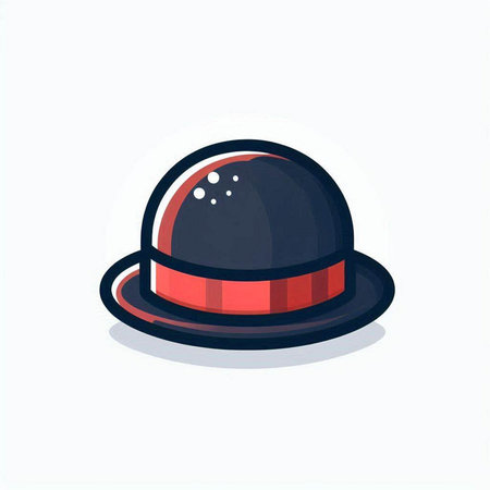 Illustration vector graphic of police hat on white background. EPS 10のイラスト素材