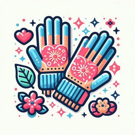 Hand drawn vector illustration in doodle style. Colorful design elements.のイラスト素材