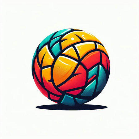 Colorful abstract sphere on white background. Vector illustration. Eps 10.のイラスト素材