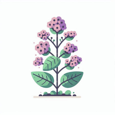 Flower icon. Flat illustration of flower vector icon for web designのイラスト素材