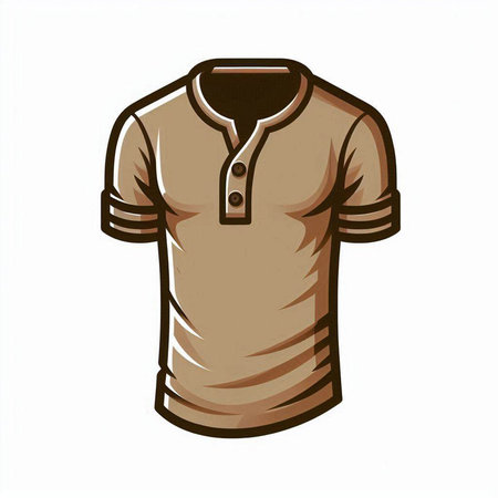 Polo shirt. Vector illustration isolated on white background. EPS 10のイラスト素材