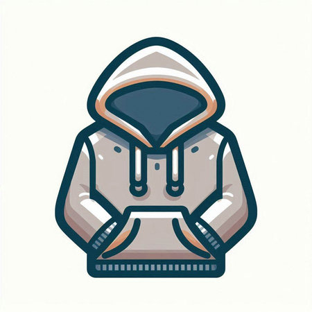 Hiking jacket. Vector illustration on a white background. Isolated.のイラスト素材