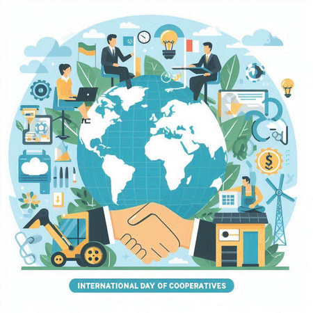 International business concept. Flat design vector illustration. Global business concept.のイラスト素材