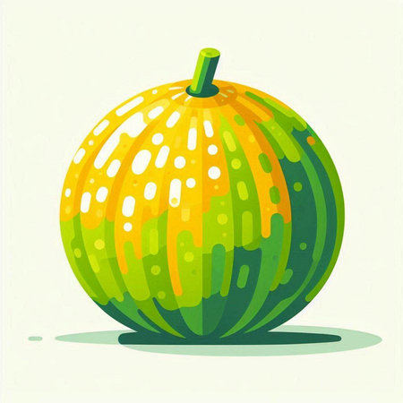 Pumpkin on a white background. Vector illustration. Eps 10のイラスト素材