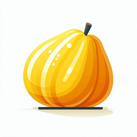 Pumpkin isolated on a white background. Vector illustration. Eps 10.のイラスト素材
