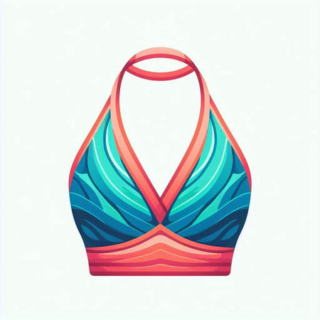 swimsuit. swimsuit icon. vector illustration. design templateのイラスト素材