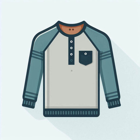 Men's t-shirt. Vector illustration in flat design style.のイラスト素材