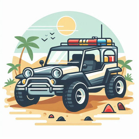 Winter jacket isolated on white background. Vector illustration in cartoon style.のイラスト素材