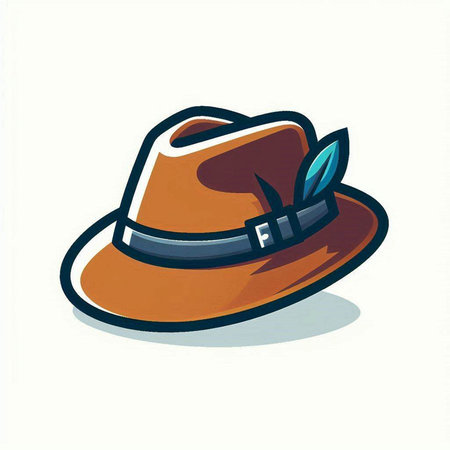 Cowboy hat isolated on white background. Vector illustration. EPS 10のイラスト素材