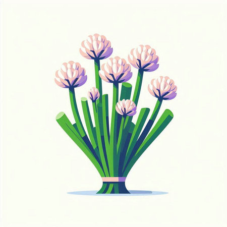 Bouquet of flowers. Vector illustration in a flat style.のイラスト素材