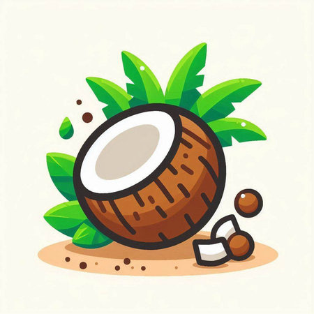 Fresh vegetable salad in a bowl. Vector illustration in cartoon style.のイラスト素材