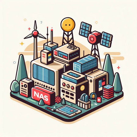 Energy and Power icons set. Isometric illustration of energy and power icons set for web designのイラスト素材