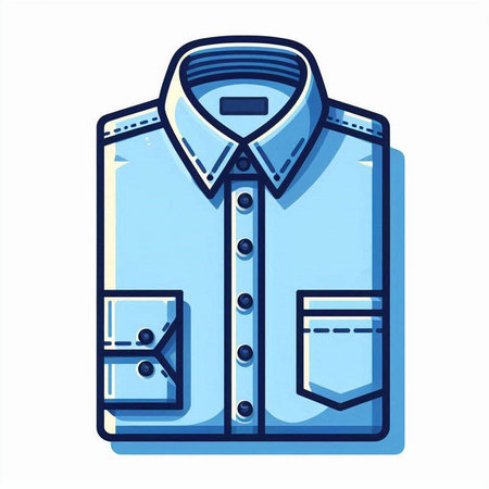 Shirt icon isolated on the white background. Vector illustration. Eps 10.のイラスト素材