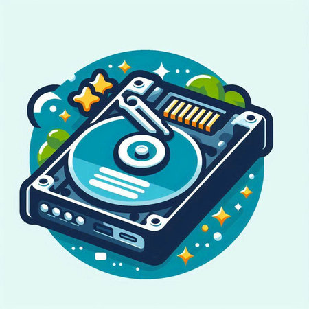 Illustration of a turntable. Retro style. Vector illustration.のイラスト素材