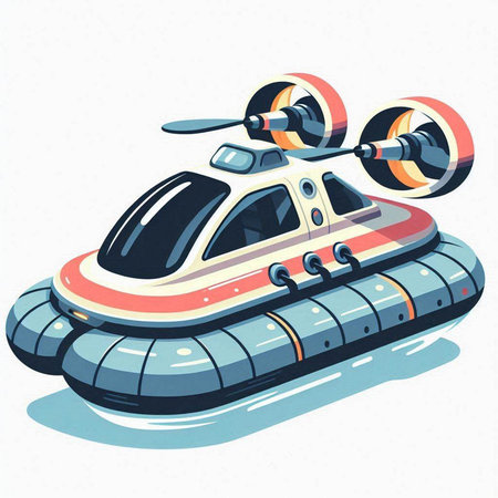 Cartoon helicopter. Vector illustration of a toy helicopter. Cartoon helicopter.のイラスト素材
