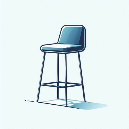 chair isolated on a white background, vector illustration, eps 10のイラスト素材