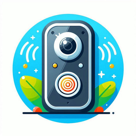 Music speaker icon. Vector illustration in flat design style. EPS 10のイラスト素材