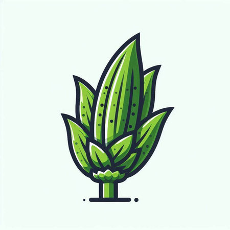 Illustration vector graphic of plant icon template. Perfect to use for Technology Companyのイラスト素材