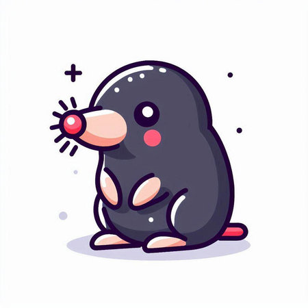 Cute cartoon penguin. Vector illustration on a white background.のイラスト素材