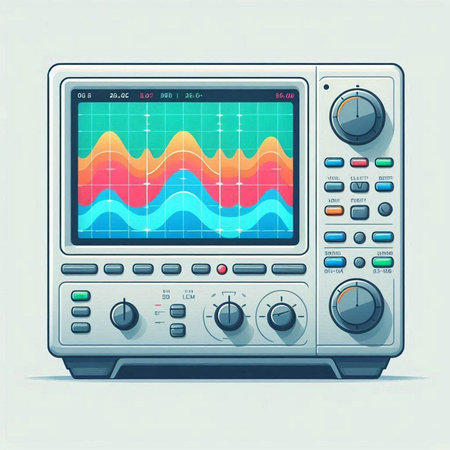 Electrocardiogram in a modern style. Vector illustration.のイラスト素材