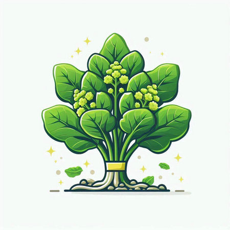 Bok choy vector illustration. Bok choy illustration.のイラスト素材