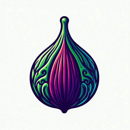 Fig fruit. Vector illustration. Isolated on a white background.のイラスト素材