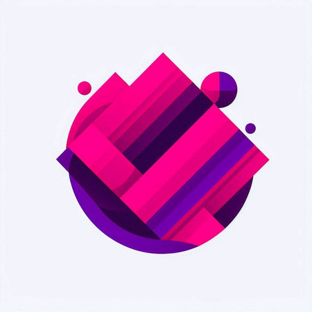 Abstract background with geometric shapes. Vector design template elements for your application or corporate identity.のイラスト素材