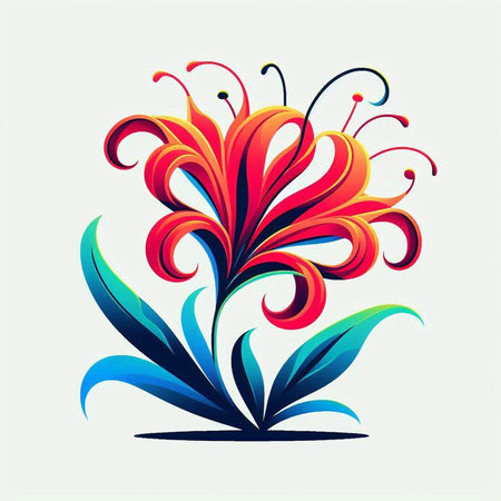 abstract floral background with place for your text, vector illustration.のイラスト素材