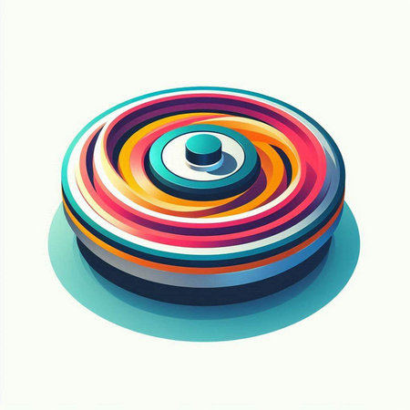 Colorful abstract background with circles. Vector illustration. Eps 10.のイラスト素材