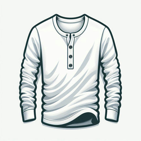 Men's sweater isolated on a white background. Vector illustration for your designのイラスト素材