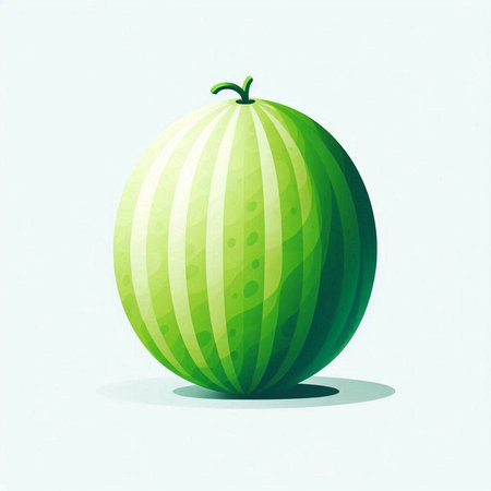 Watermelon isolated on white background. Watermelon vector illustration. Watermelon iconのイラスト素材