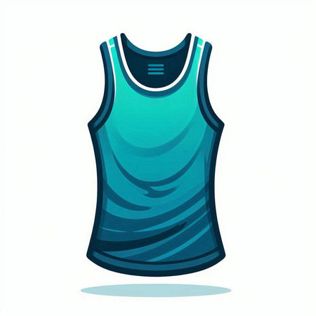 sport t-shirt isolated on white background. vector illustration.のイラスト素材