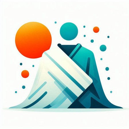 vector illustration of a Buddhist monk in a prayer position on a white backgroundのイラスト素材