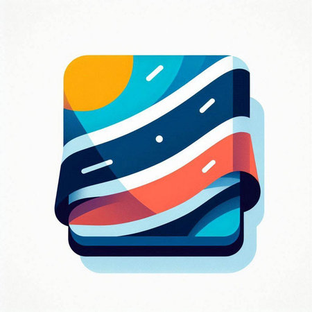 Abstract colorful background with geometric shapes. Vector illustration. Eps 10.のイラスト素材