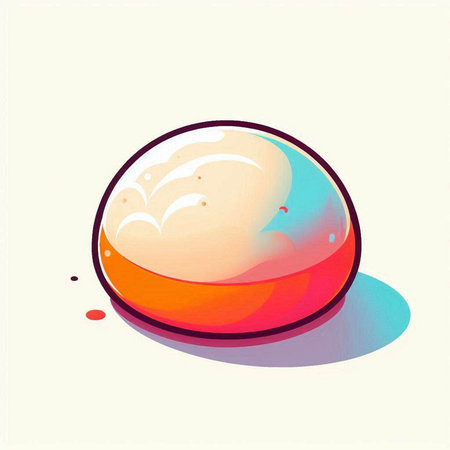 abstract colorful watercolor on white background, illustration in vector formatのイラスト素材